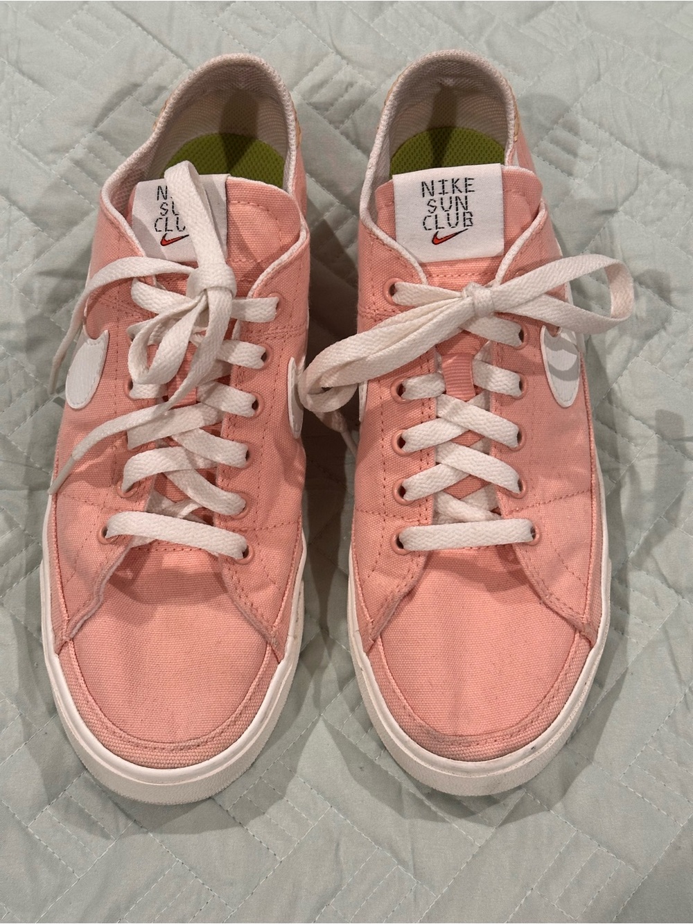 Nike Court Legacy Canvas Sun Club Women’s 8 Pink White Sneakers CZ0294-800